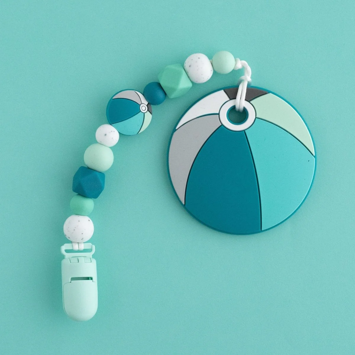 Beach Ball Silicone Focal Beads - Image 4