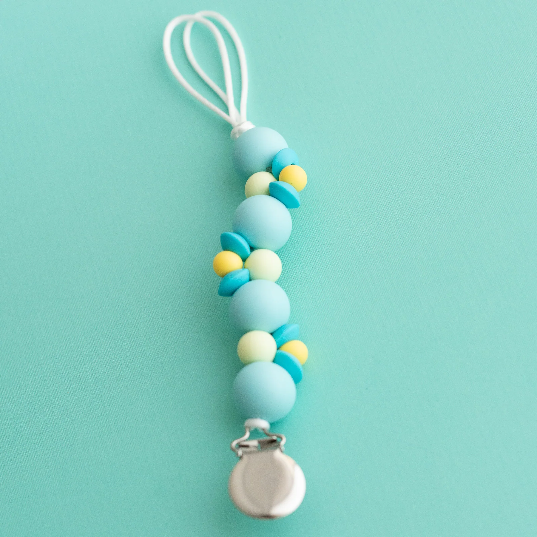 Beach Glass Pacifier Clip