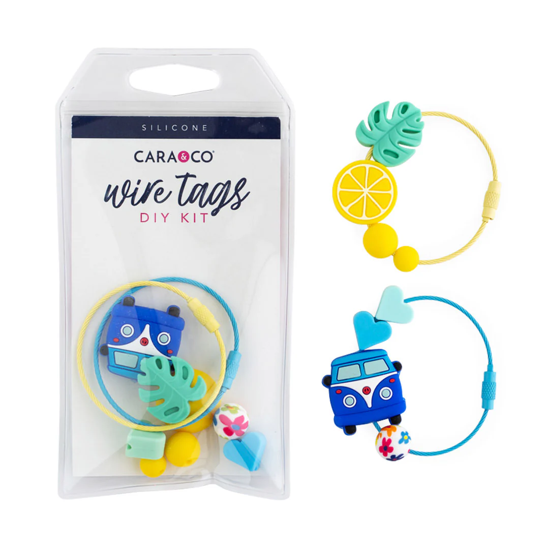 Beach Life Wire Tags