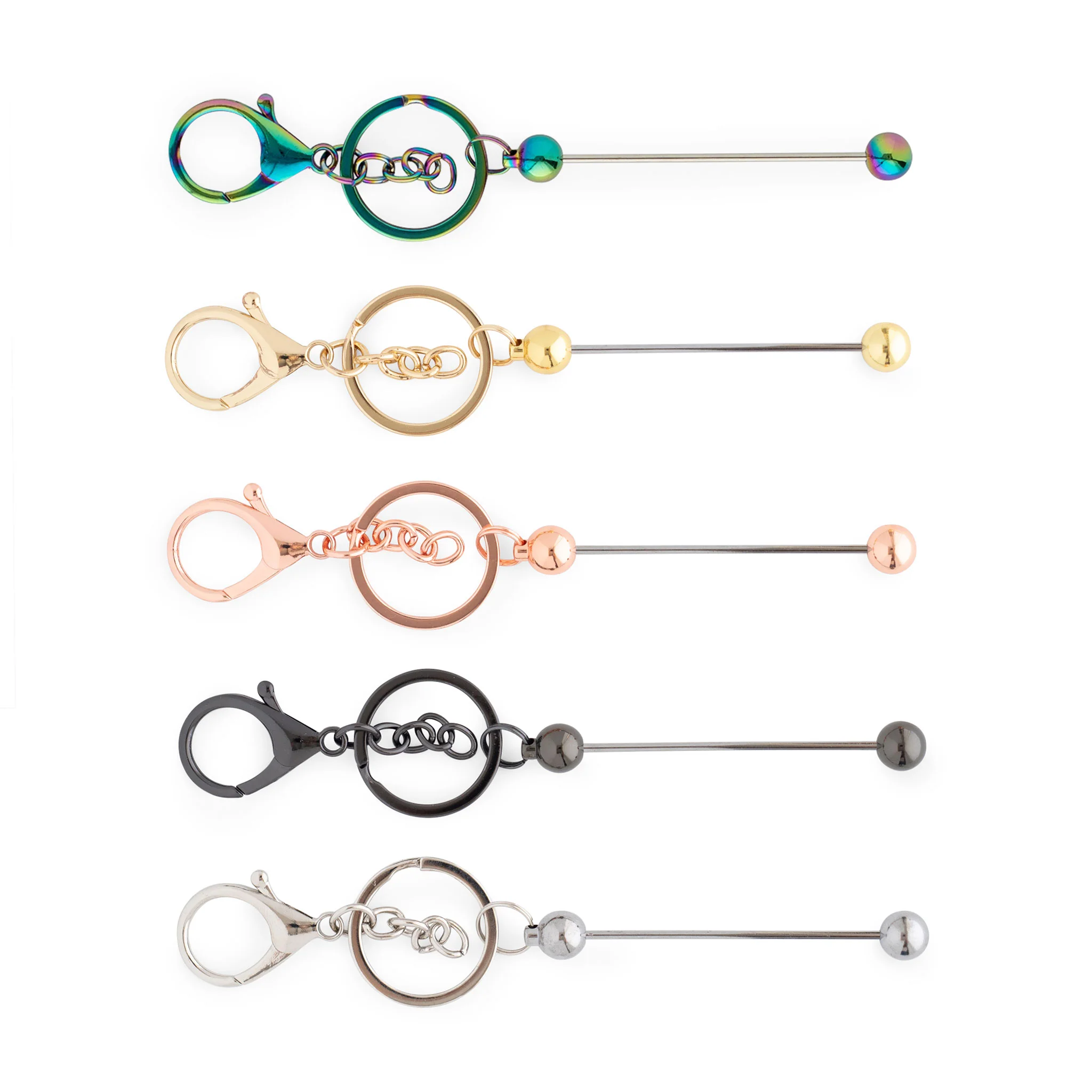 Premium Beadable Bar Keychains
