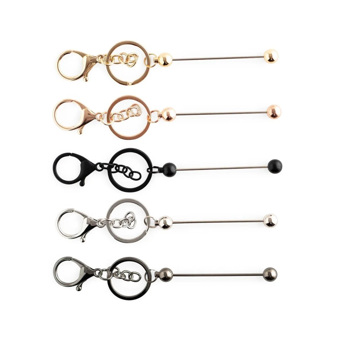 Premium Beadable Bar Keychains - Image 2