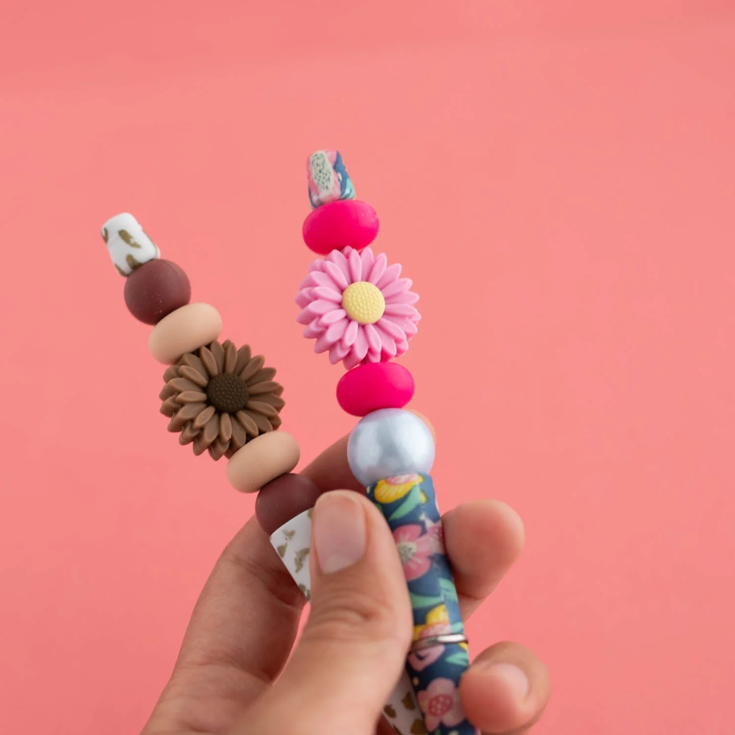 Beadable Plastic Printed Pens - Image 14