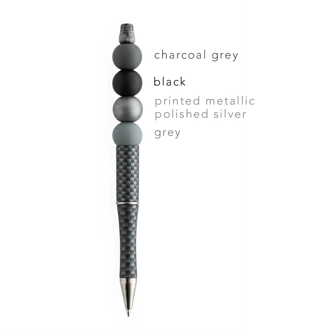 Beadable Plastic Printed Pens - Image 7