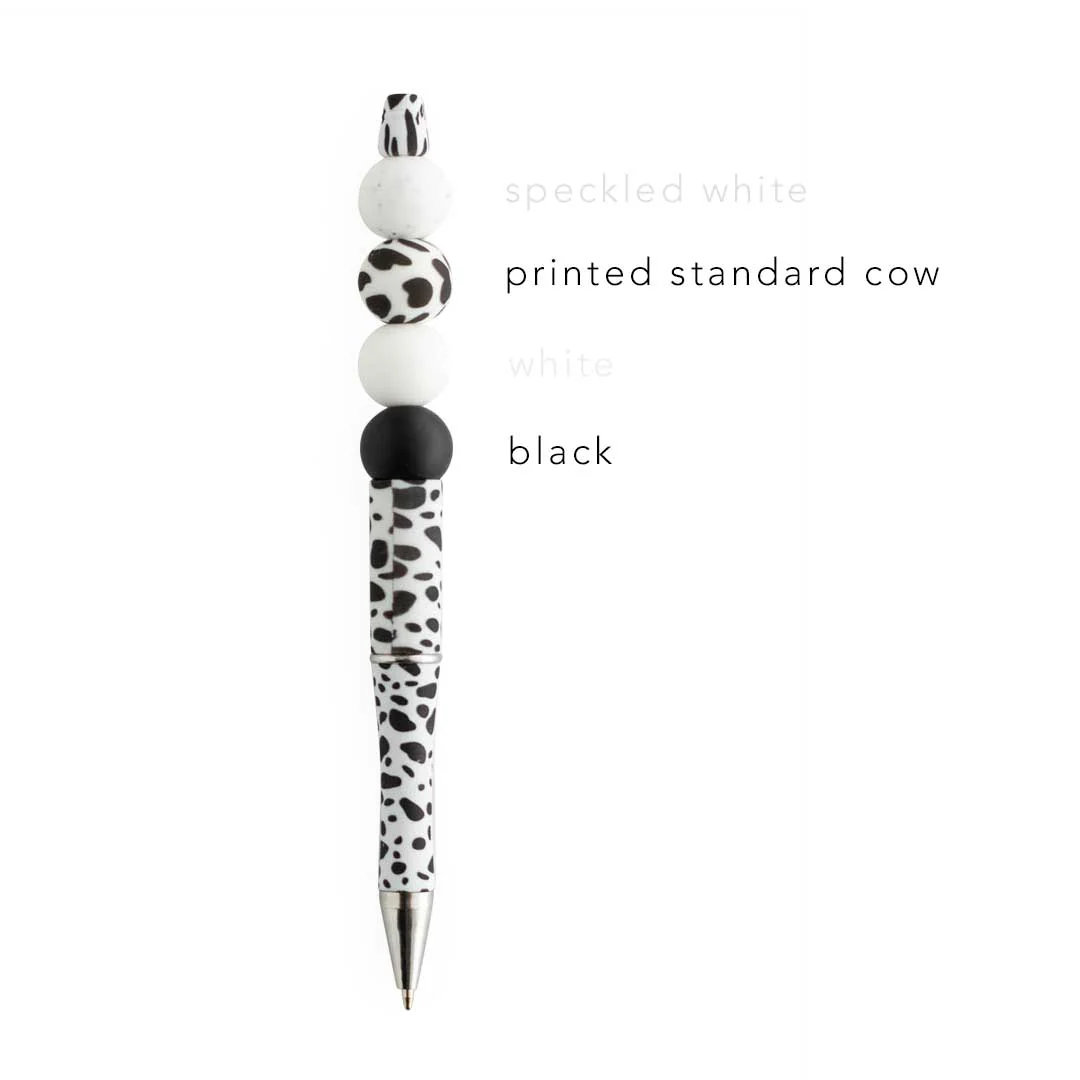 Beadable Plastic Printed Pens - Image 8