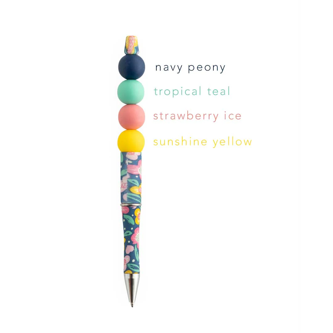 Beadable Plastic Printed Pens - Image 9