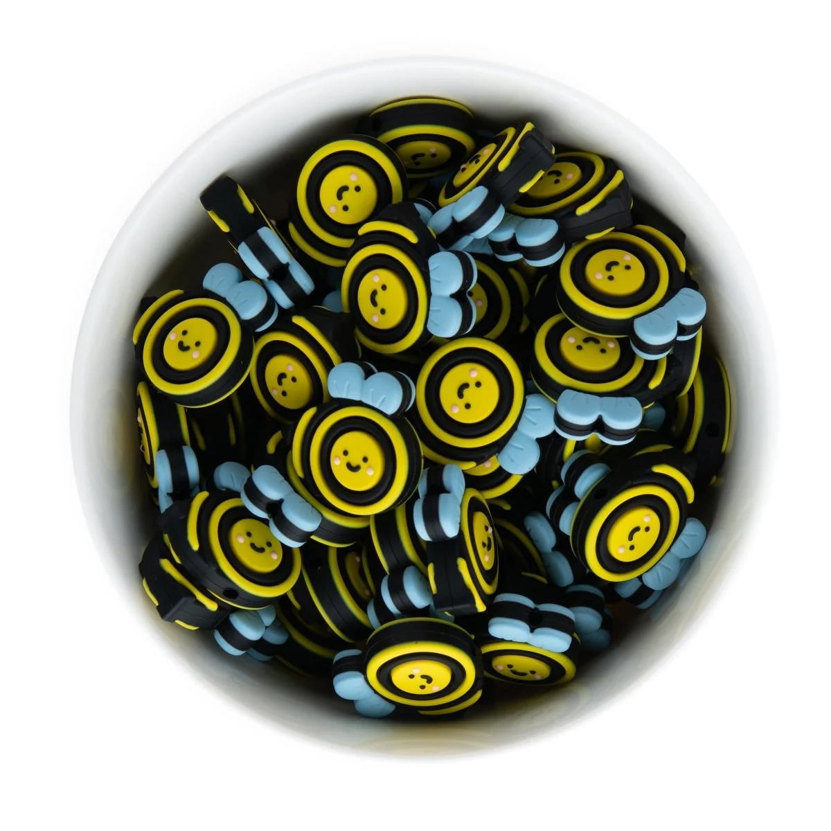 Bee Silicone Focal Beads