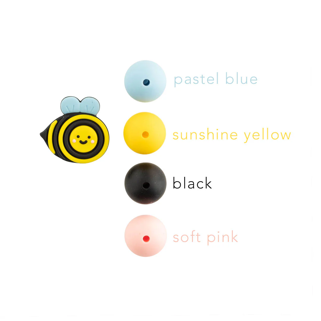 Bee Silicone Focal Beads - Image 3