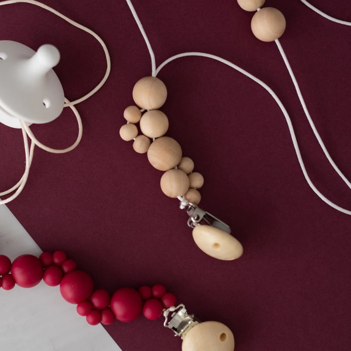 Round Beech Wood Beads - Image 7