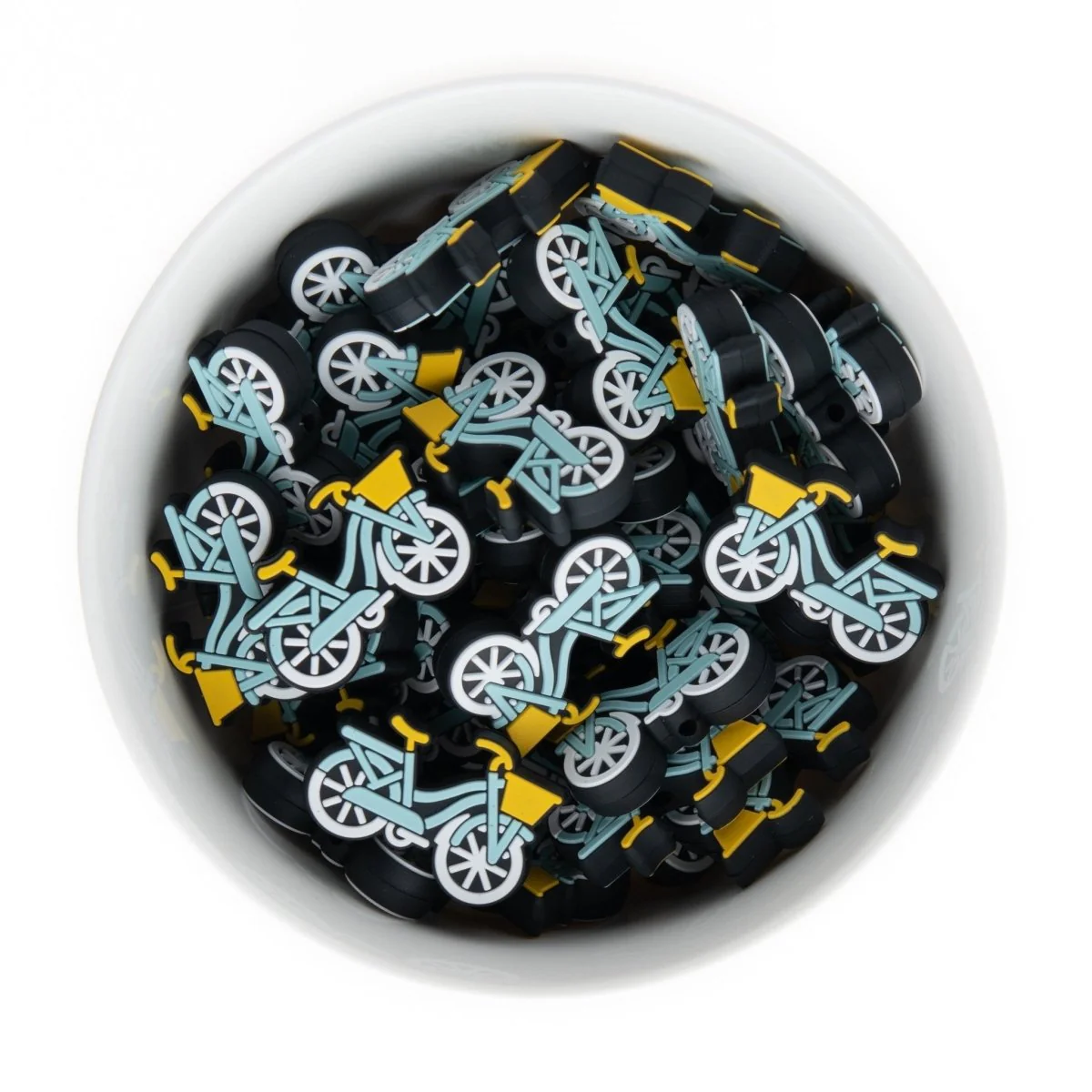 Bicycles Silicone Focal Beads