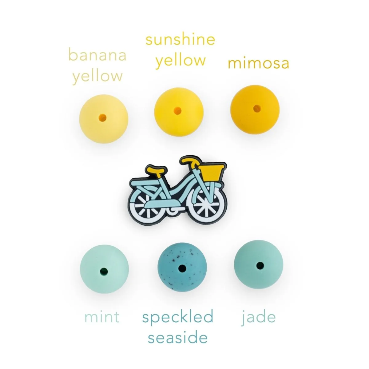 Bicycles Silicone Focal Beads - Image 3