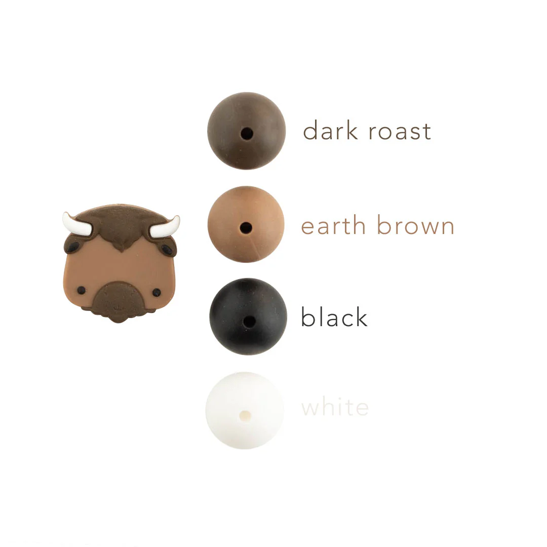 Bison Silicone Focal Beads - Image 3