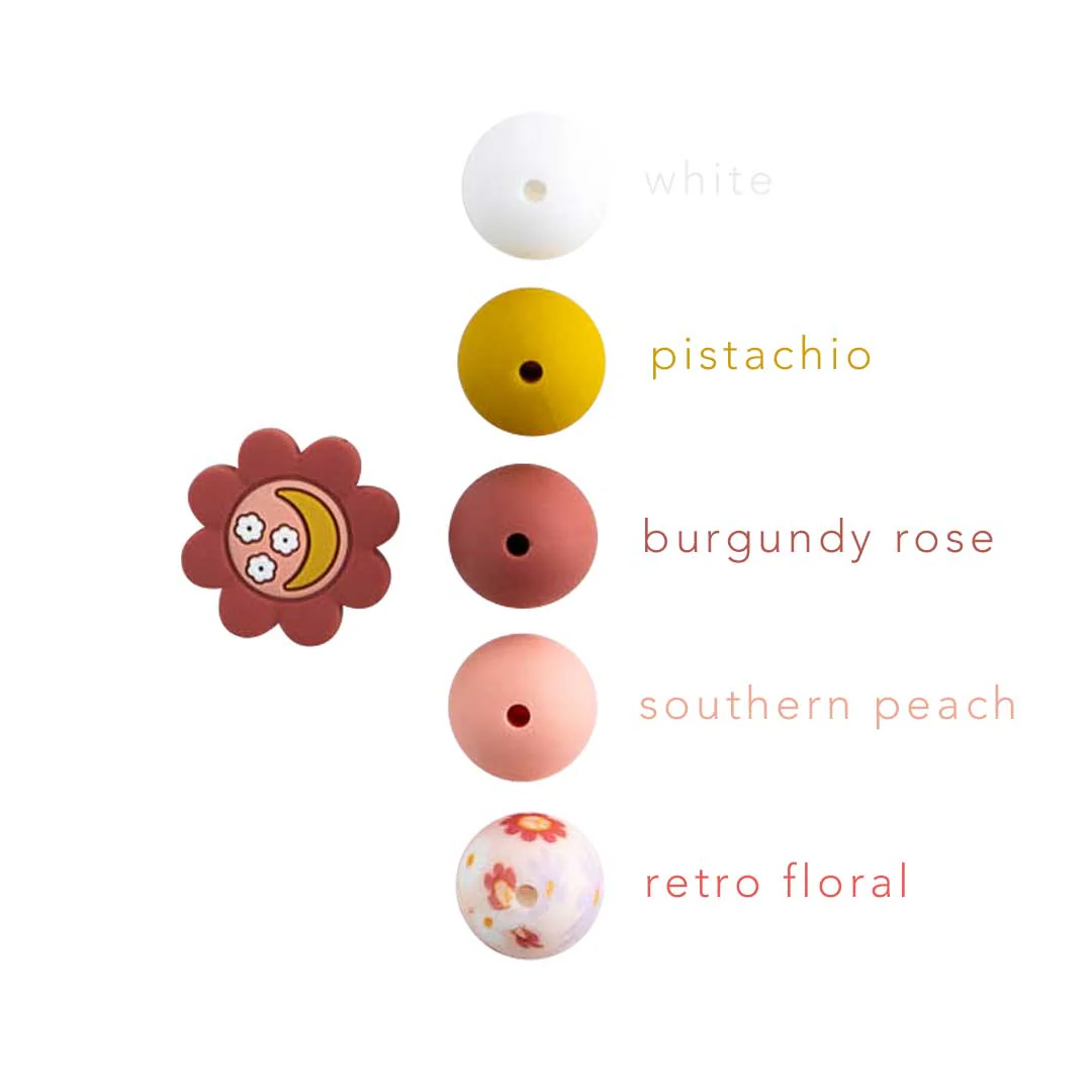 Boho Flower Silicone Focal Beads - Image 4