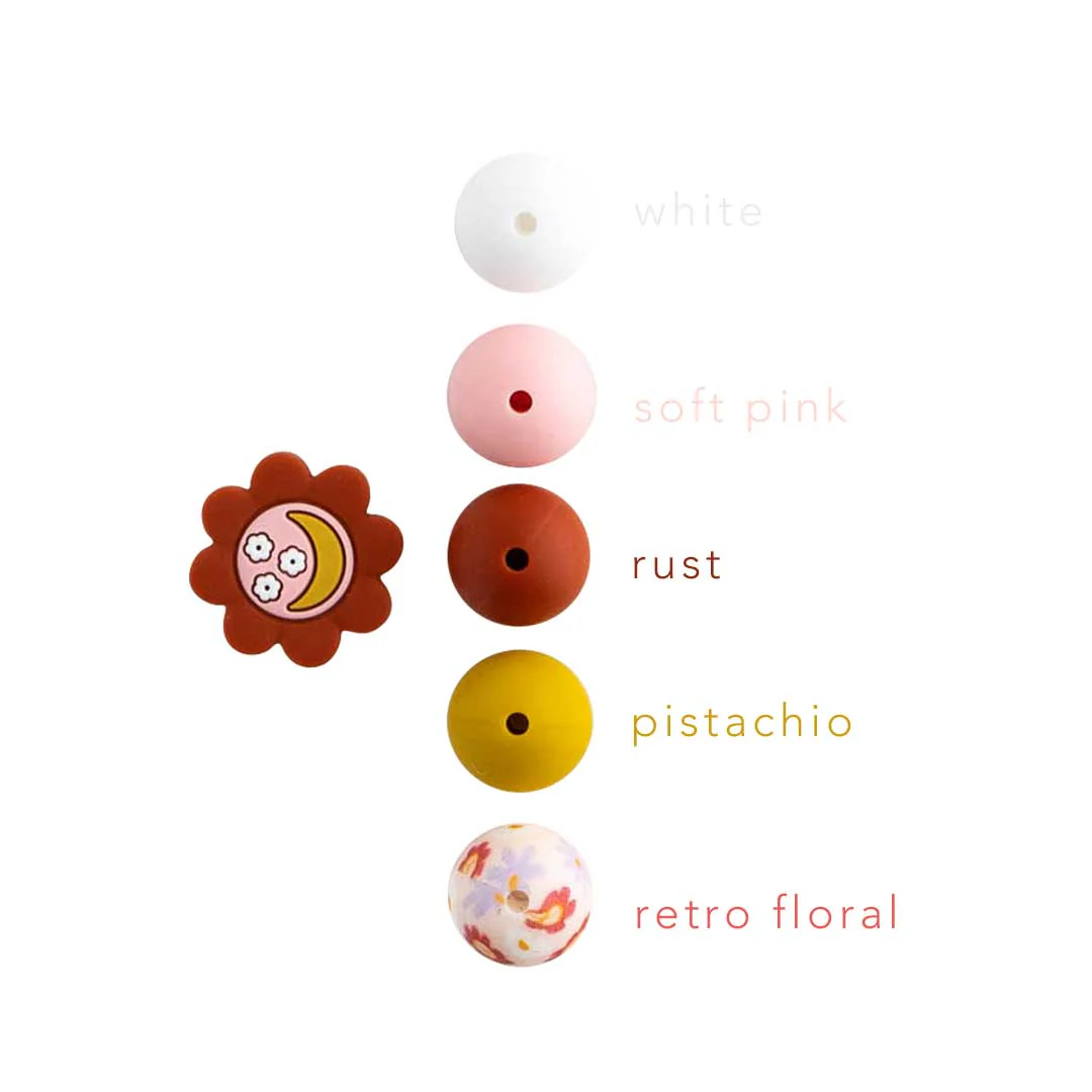 Boho Flower Silicone Focal Beads - Image 5