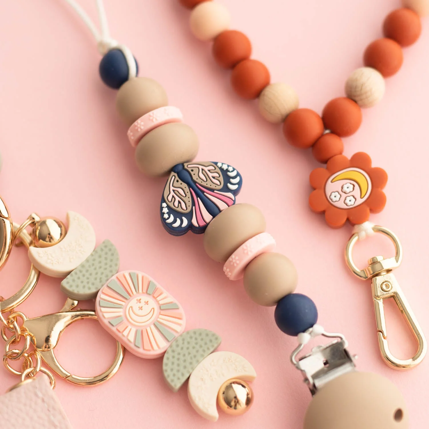 Boho Flower Silicone Focal Beads - Image 6