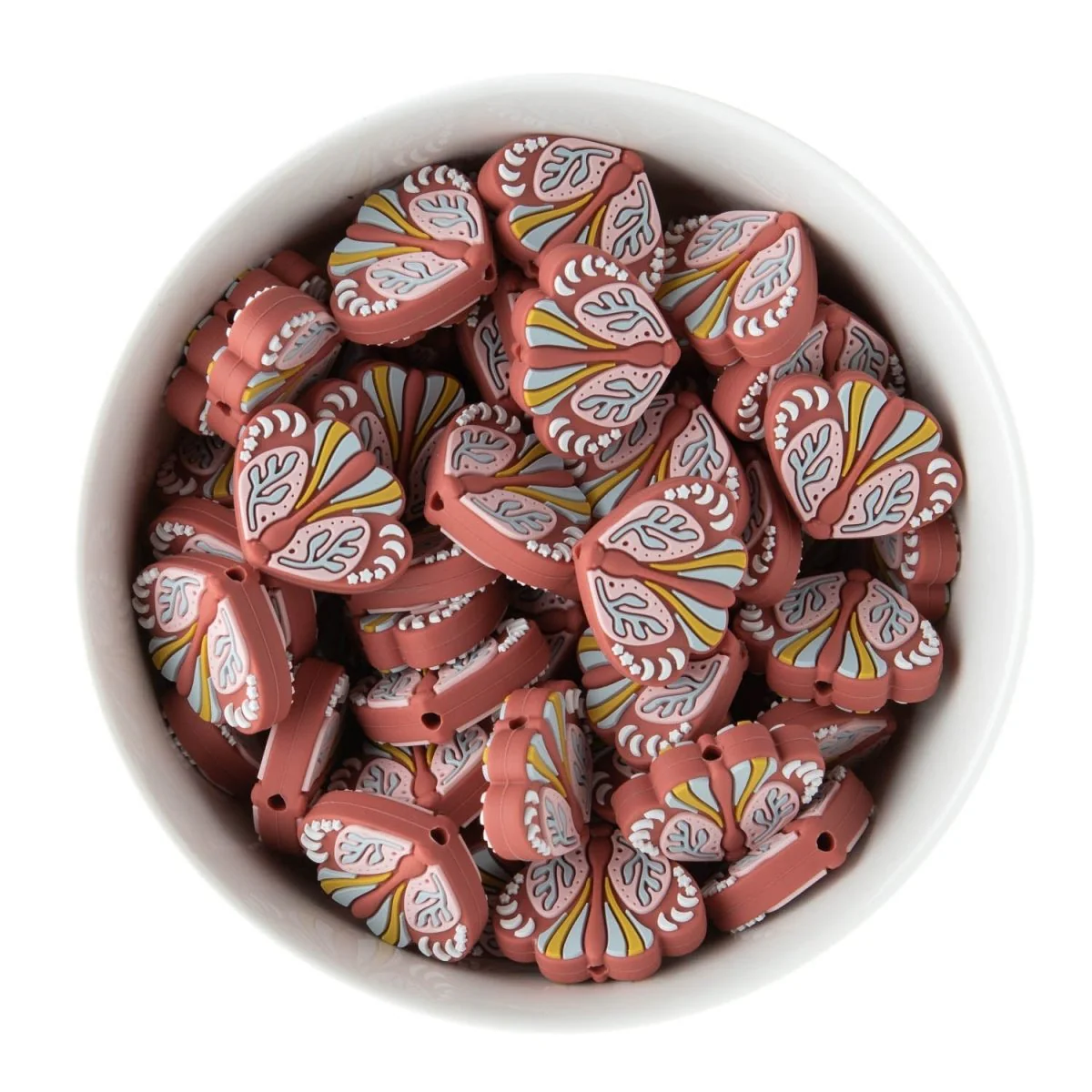 Boho Moth Silicone Focal Beads - Image 2