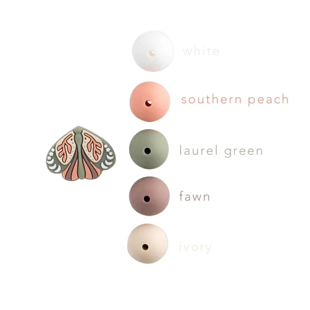 Boho Moth Silicone Focal Beads - Image 6