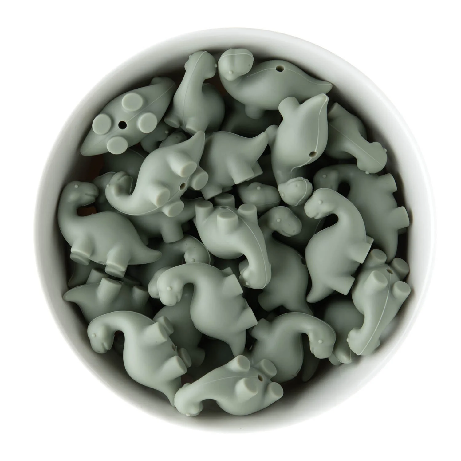 3D Brontosaurus Silicone Focal Beads - Image 4