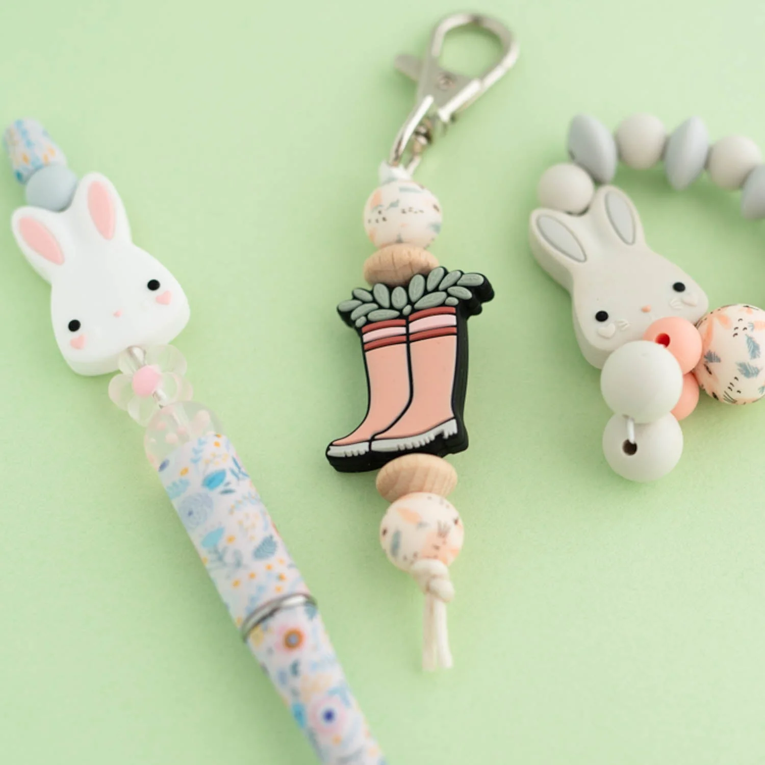 Bunny Silicone Focal Beads - Image 7