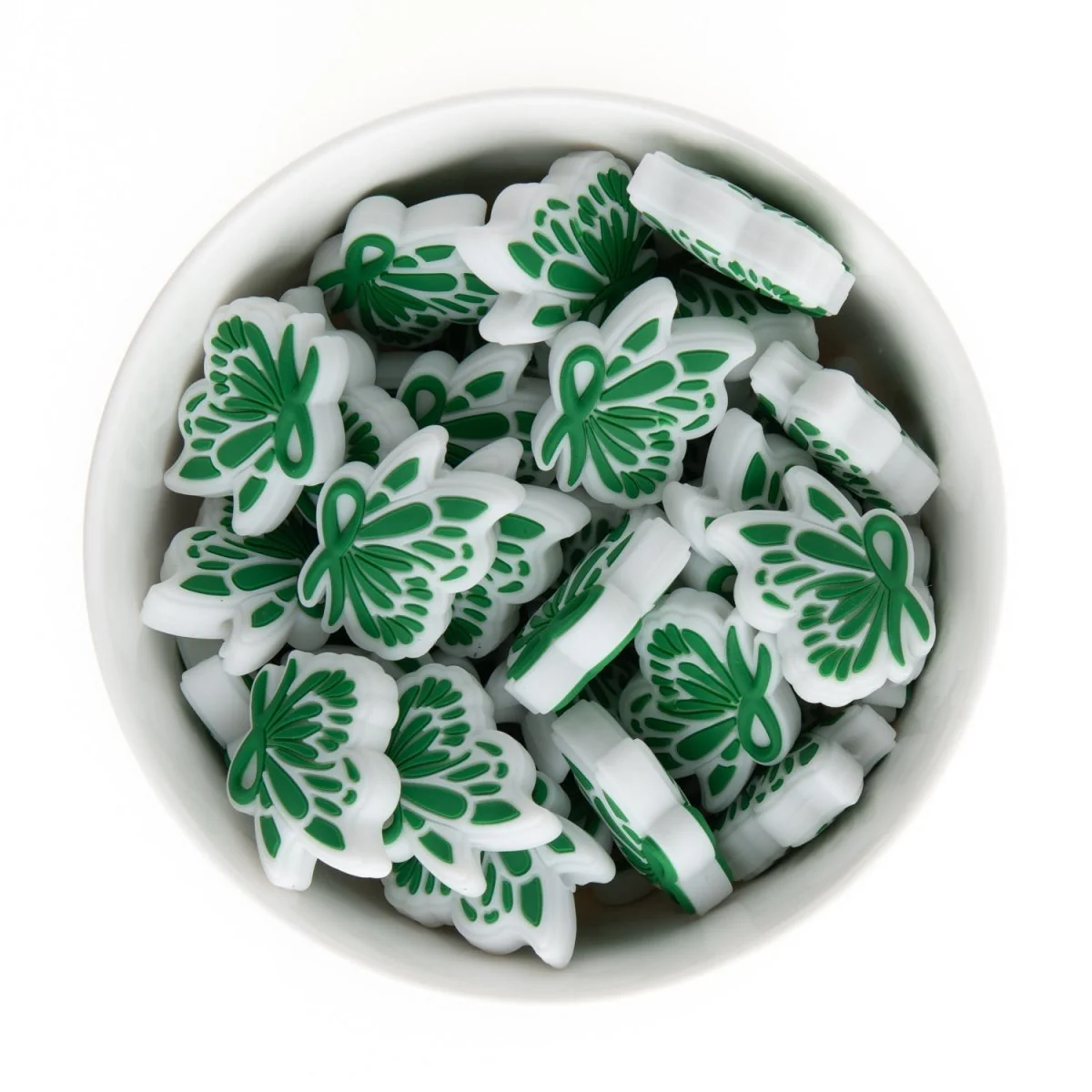 Butterfly Ribbon Silicone Focal Beads - Image 3