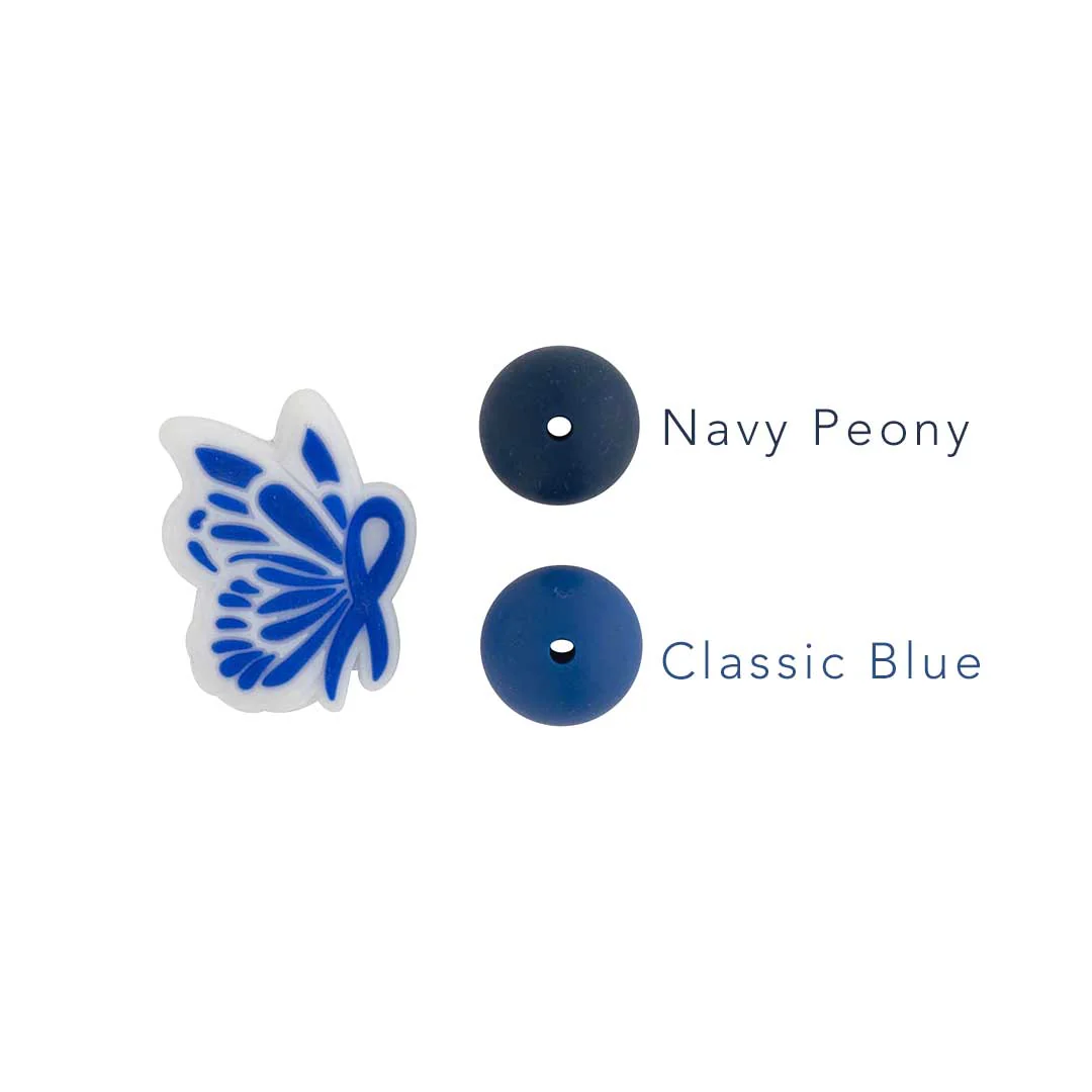 Butterfly Ribbon Silicone Focal Beads - Image 7