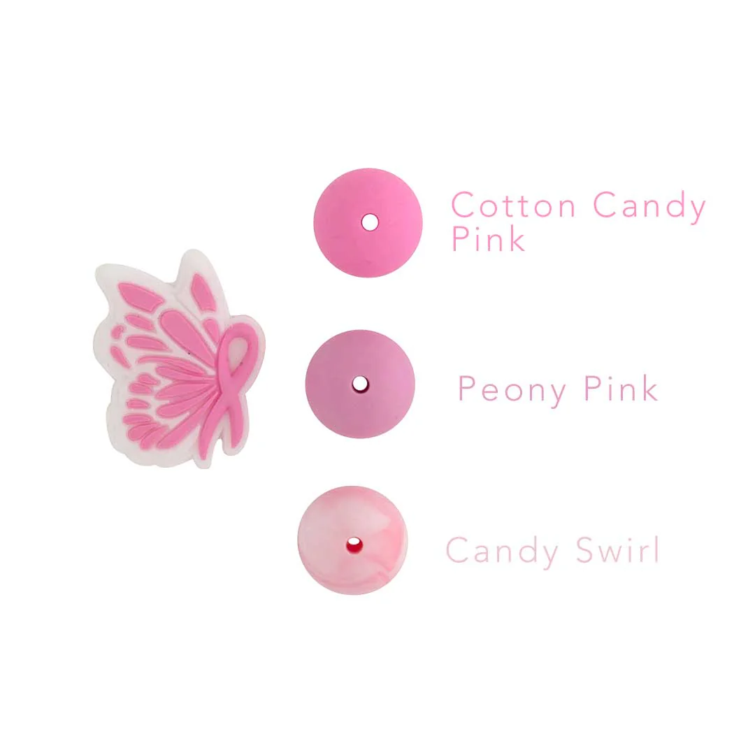 Butterfly Ribbon Silicone Focal Beads - Image 8