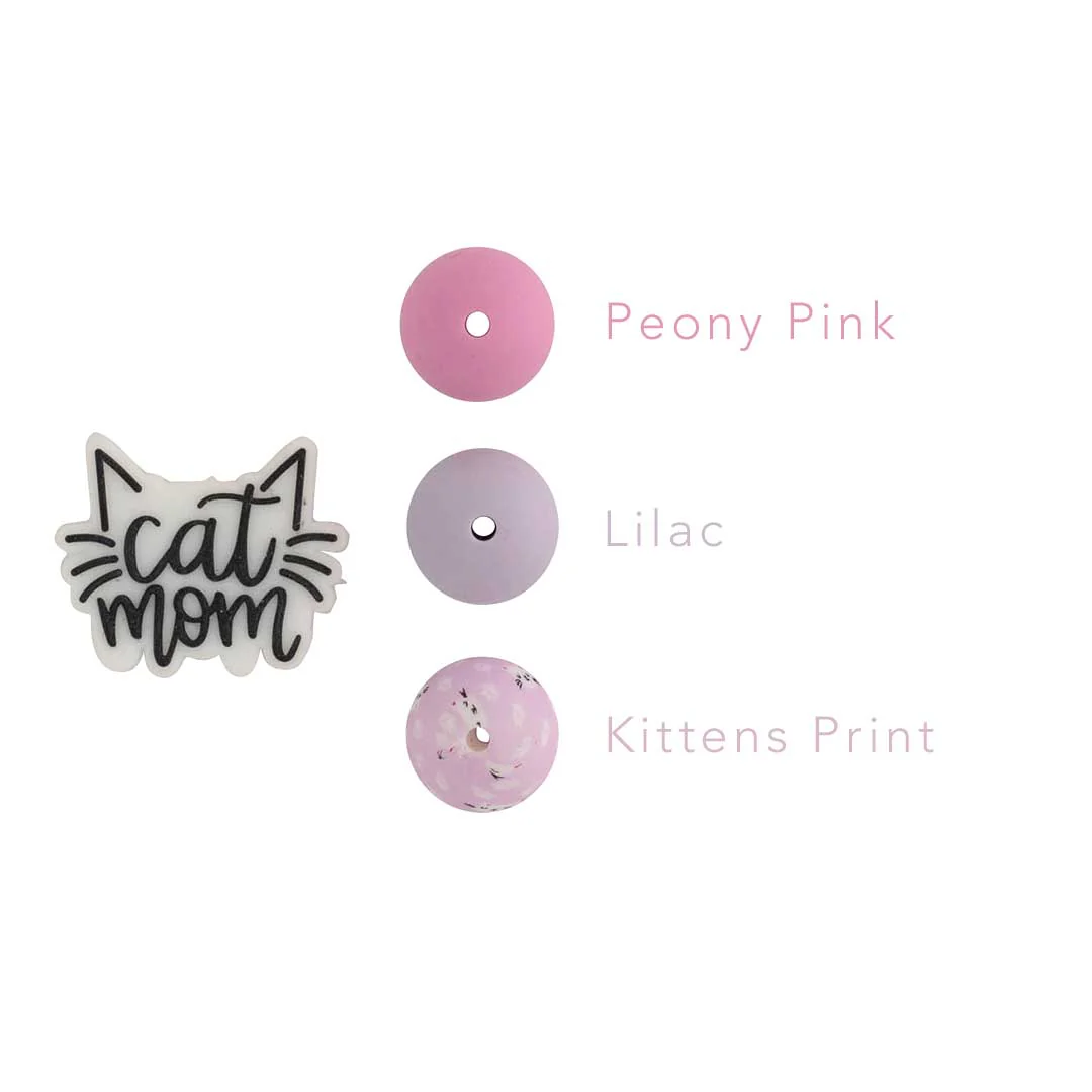 Cat Mom Silicone Focal Beads - Image 3