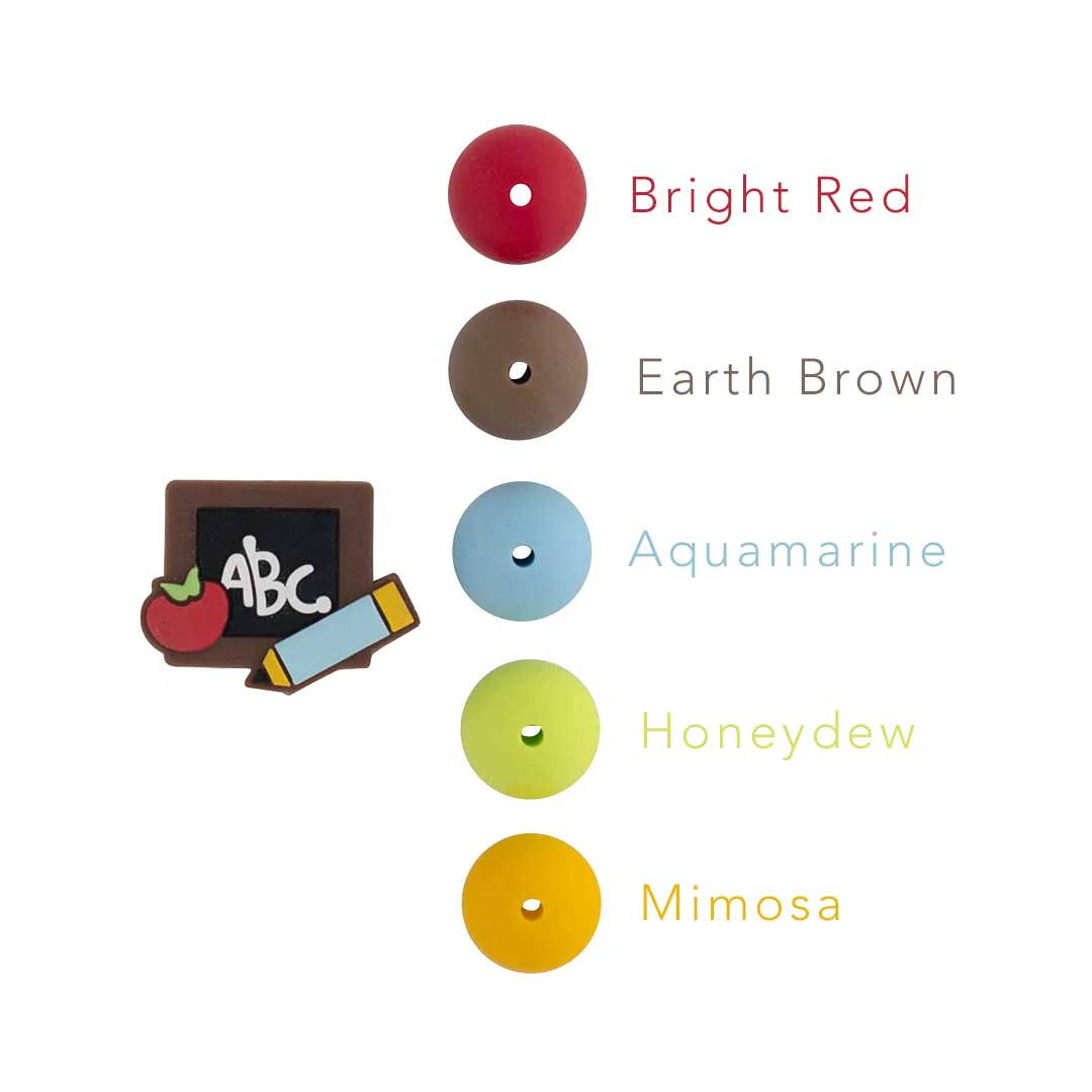 Chalkboard Silicone Focal Beads - Image 3