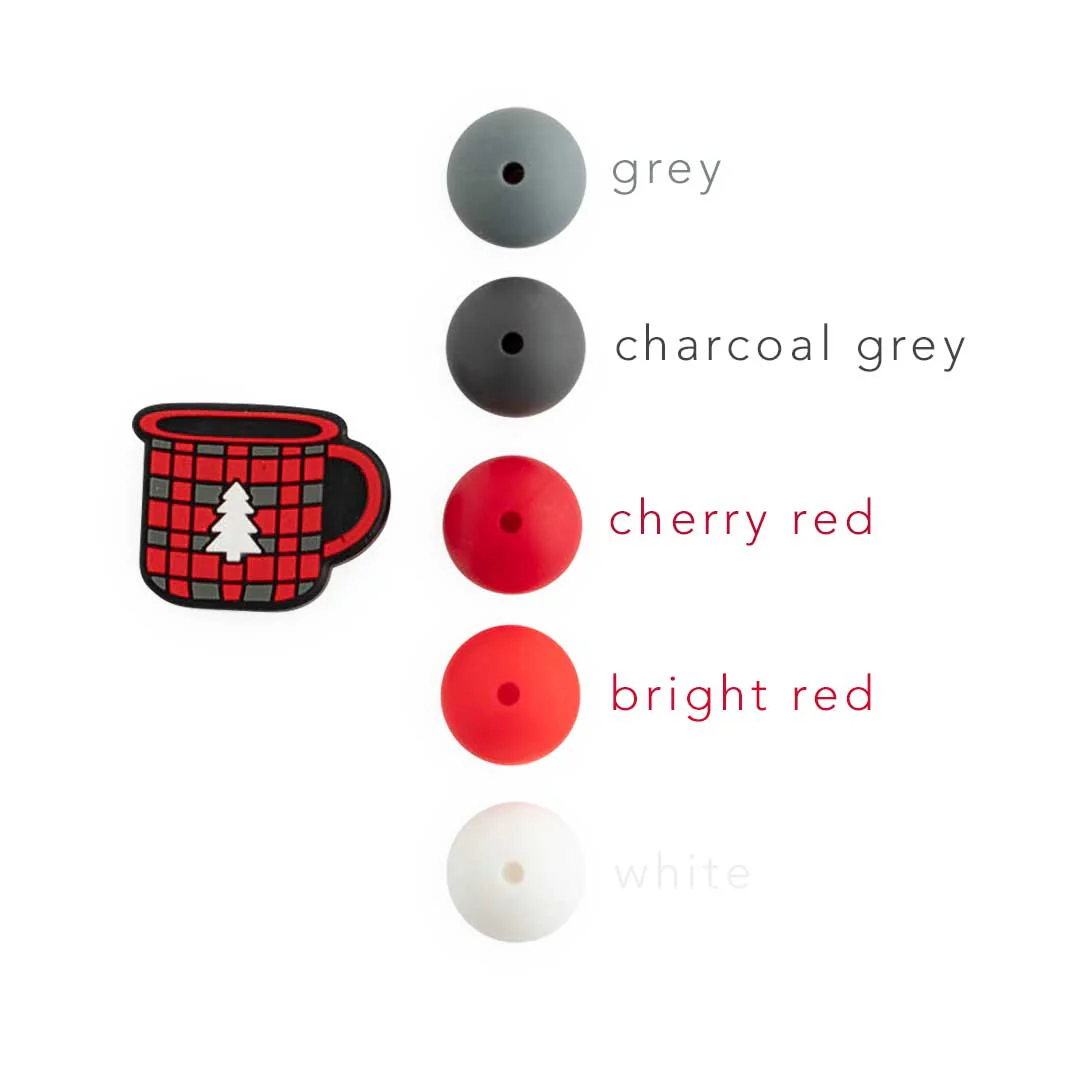 Christmas Mug Silicone Focal Beads - Image 3