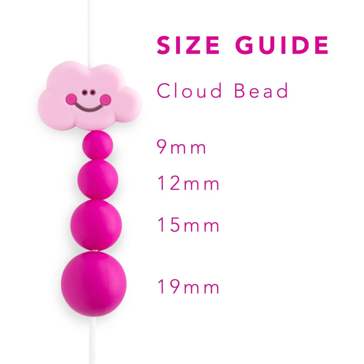 Cloud Silicone Focal Beads - Image 2