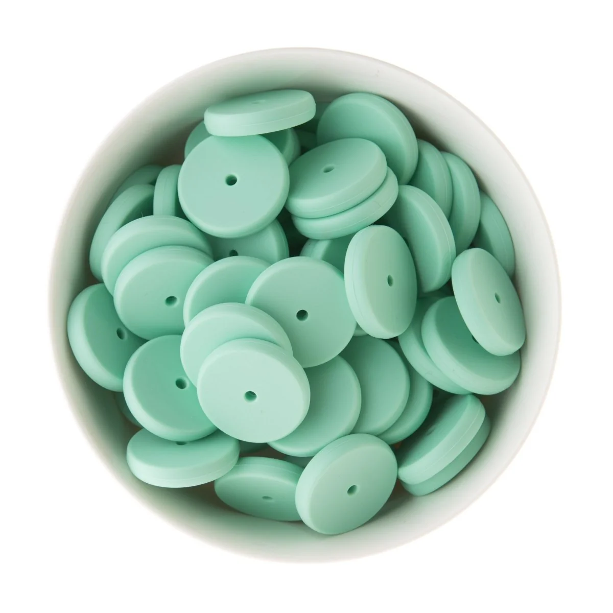 Coin Spacer Silicone Beads - Image 10