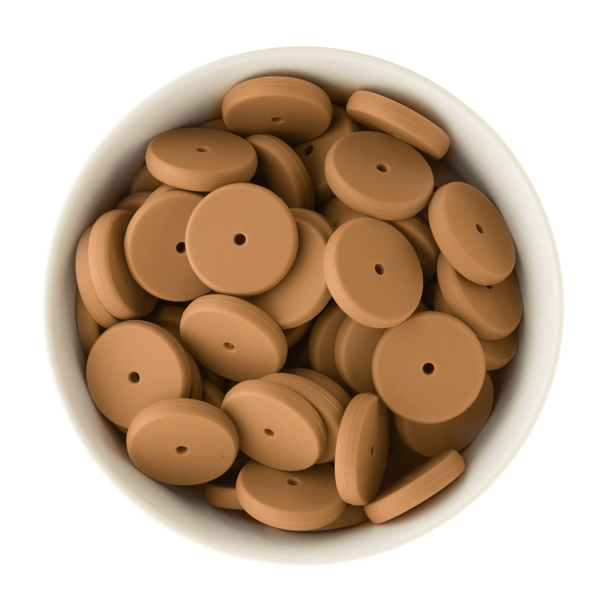 Coin Spacer Silicone Beads - Image 11