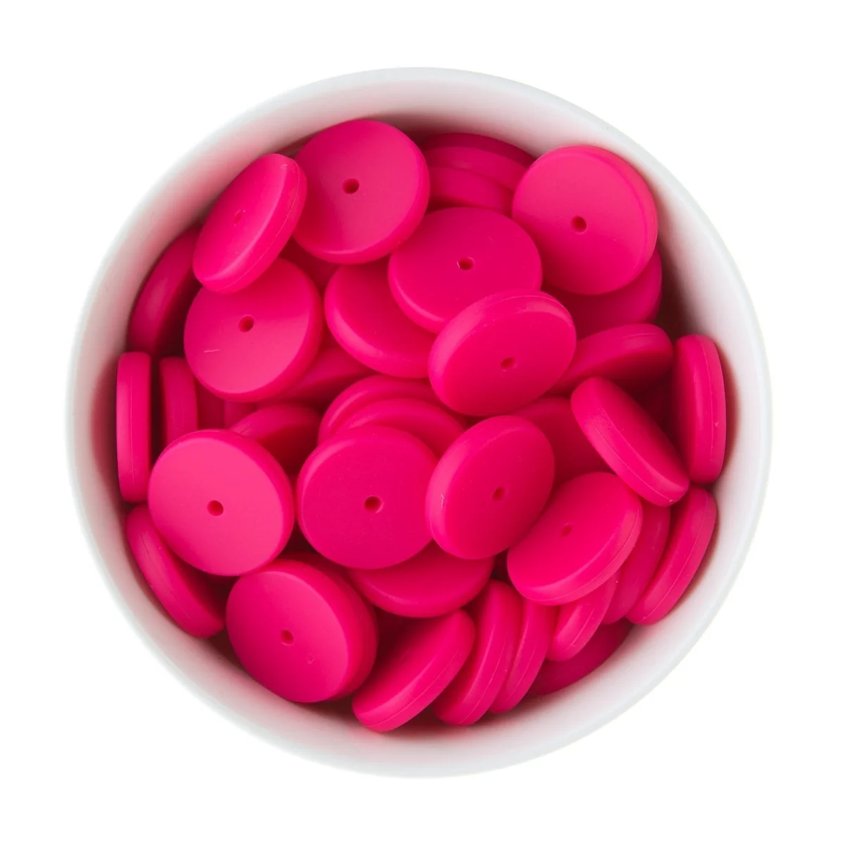 Coin Spacer Silicone Beads - Image 12