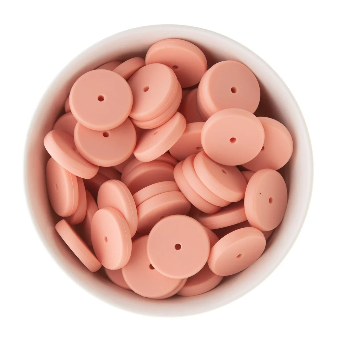 Coin Spacer Silicone Beads - Image 13