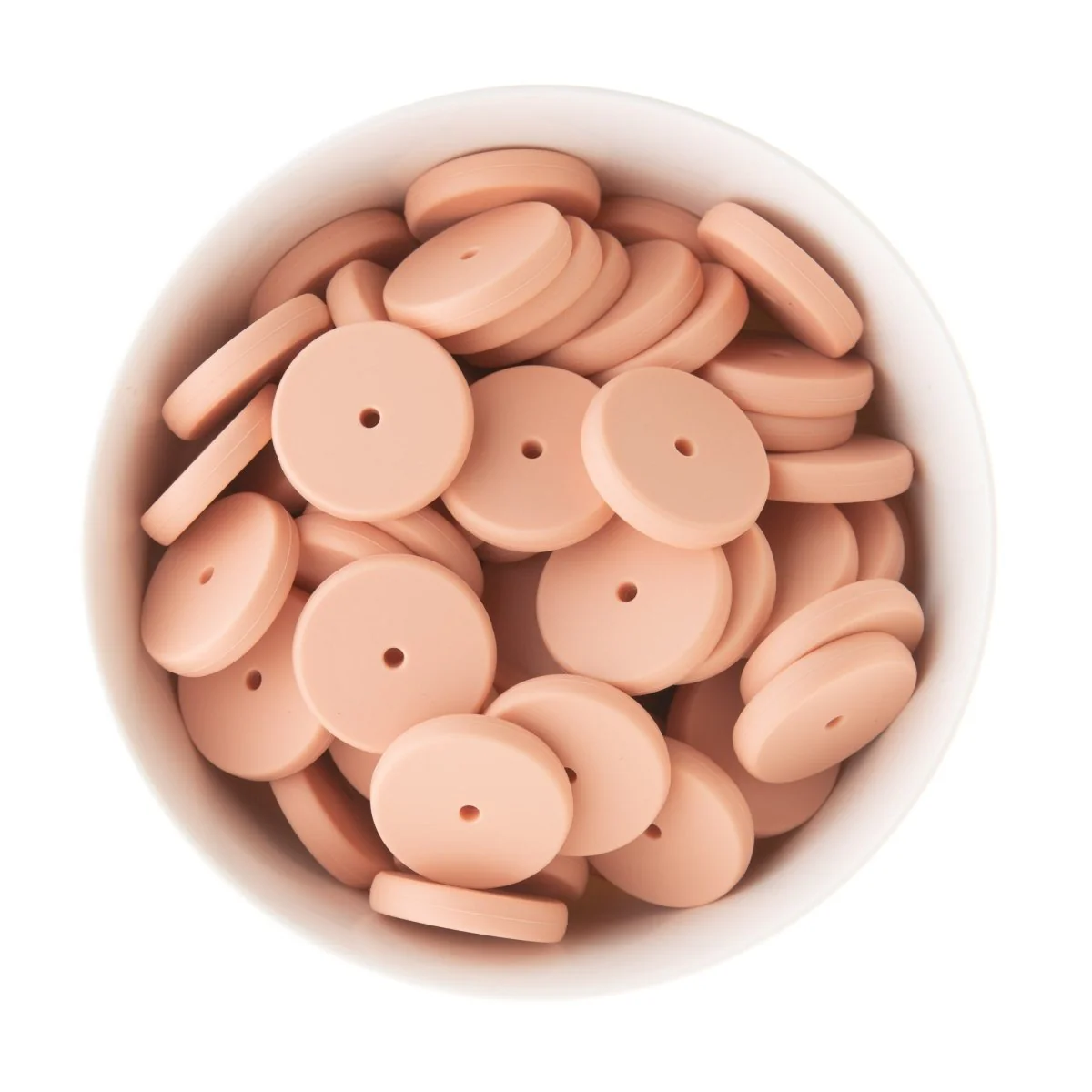 Coin Spacer Silicone Beads - Image 4