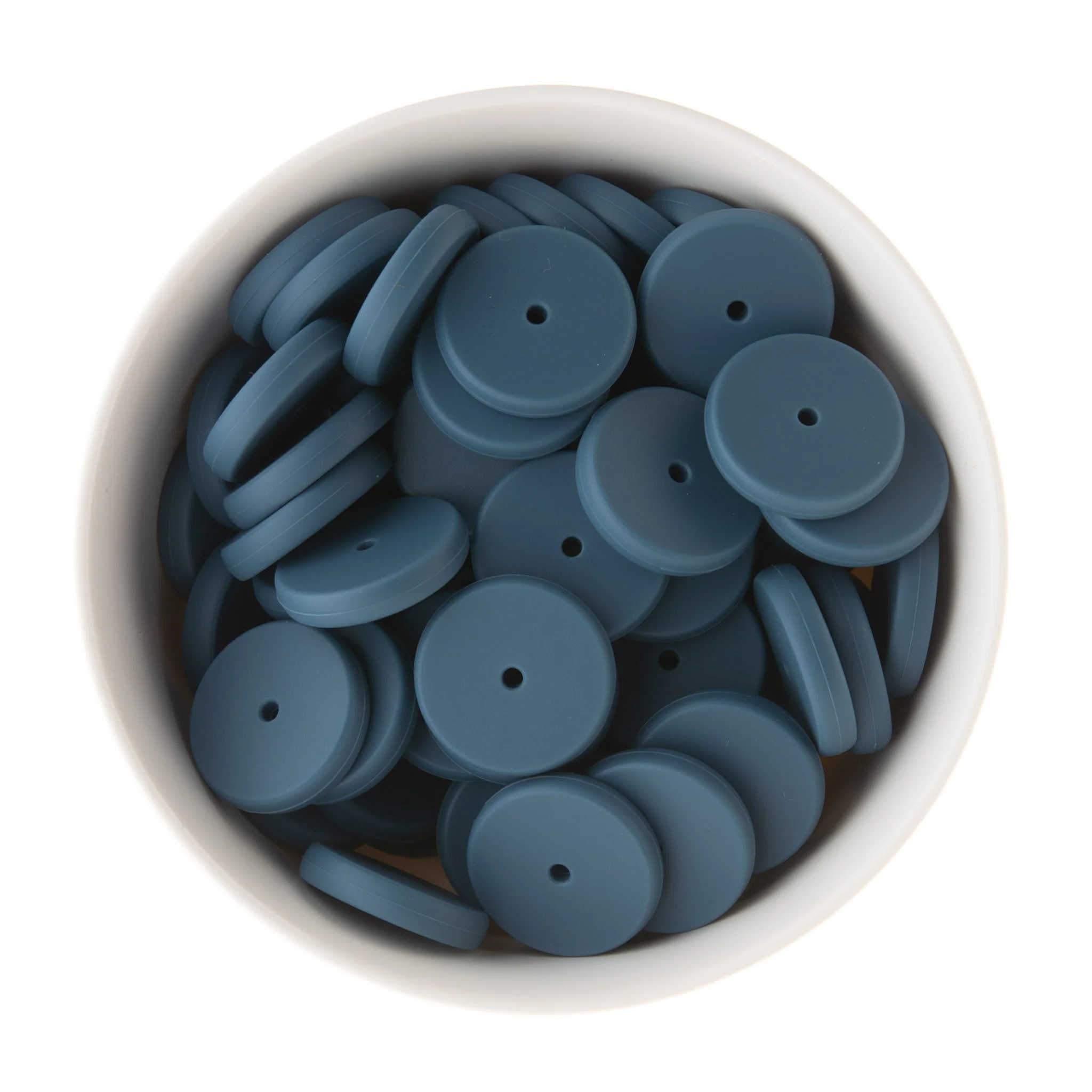 Coin Spacer Silicone Beads - Image 5