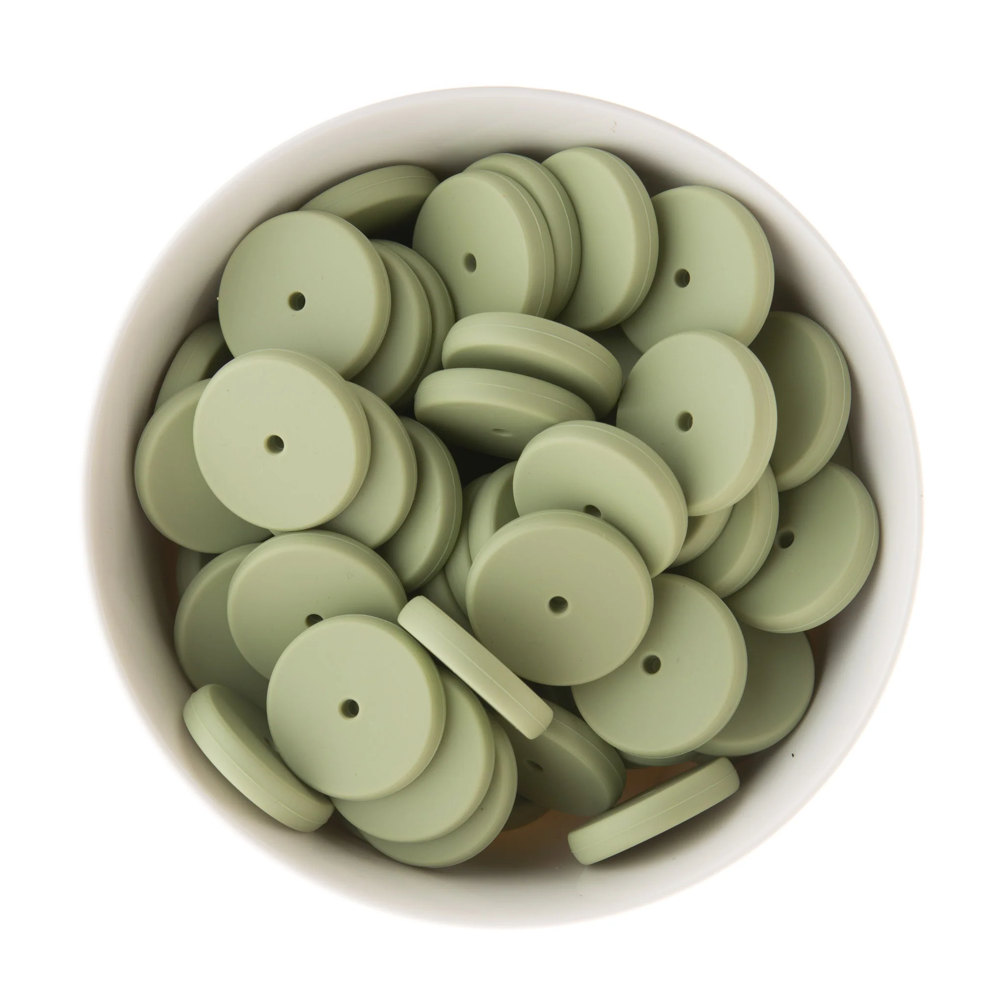 Coin Spacer Silicone Beads - Image 8