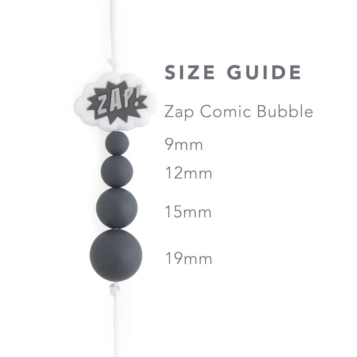Comic Bubble Silicone Focal Beads - Image 4