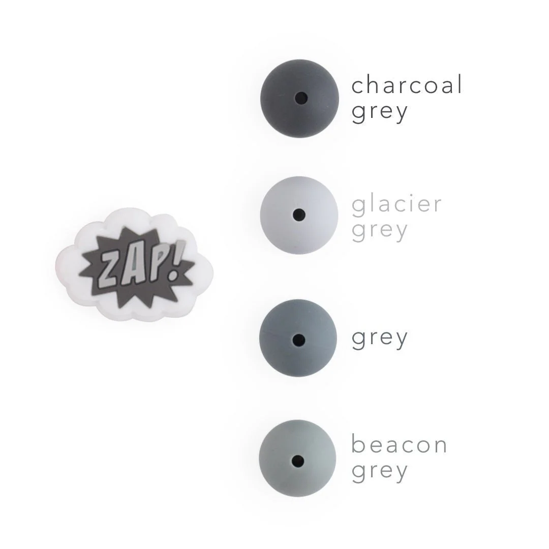 Comic Bubble Silicone Focal Beads - Image 5