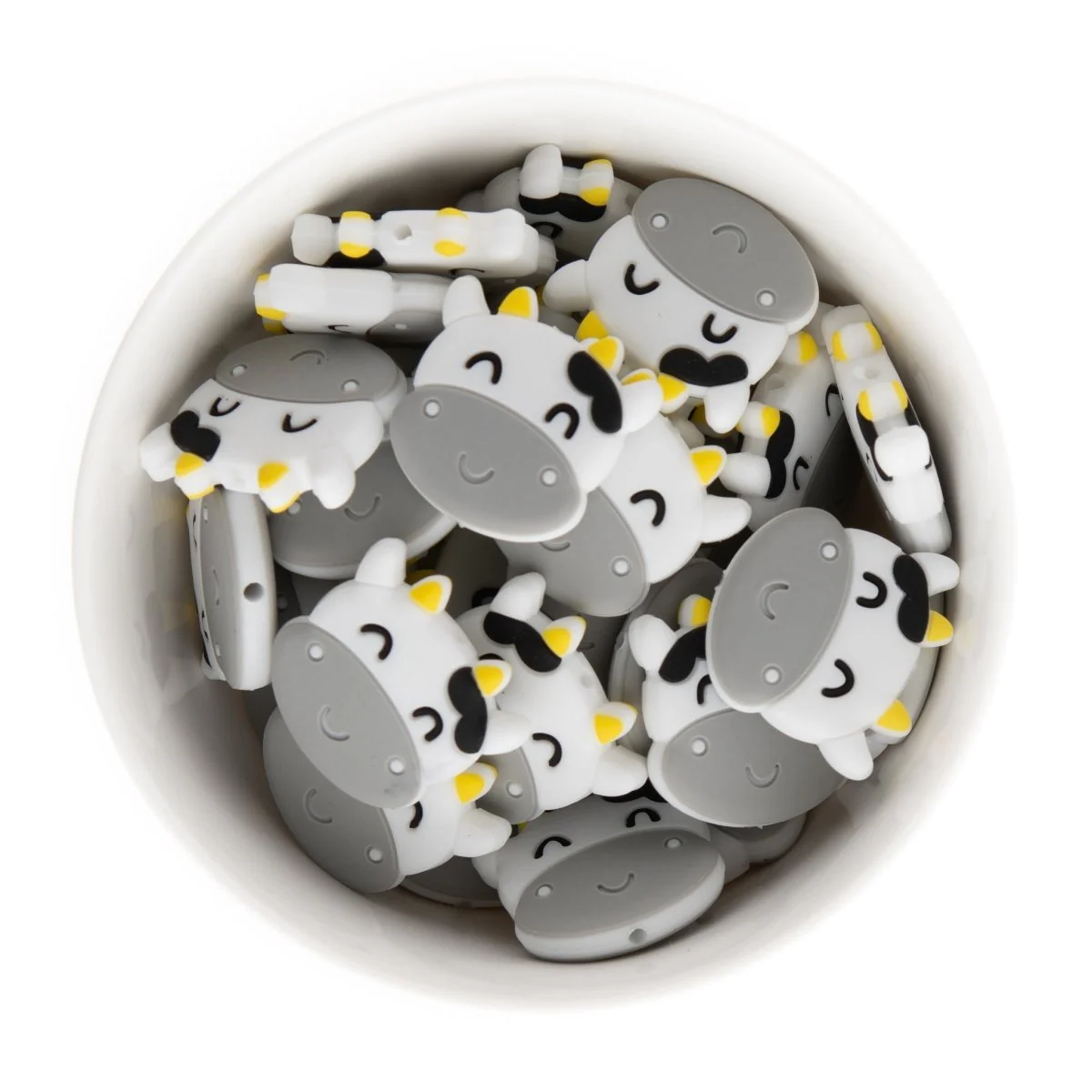Cow Silicone Focal Beads - Image 2