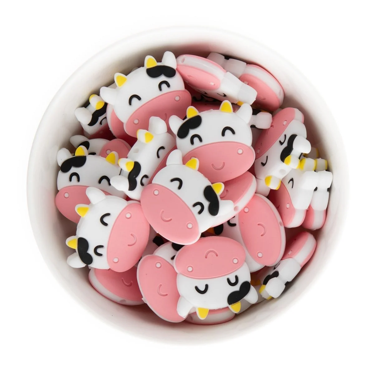Cow Silicone Focal Beads - Image 3
