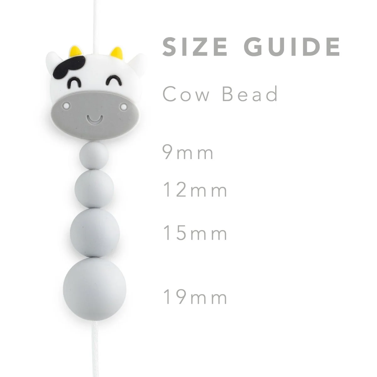 Cow Silicone Focal Beads - Image 4