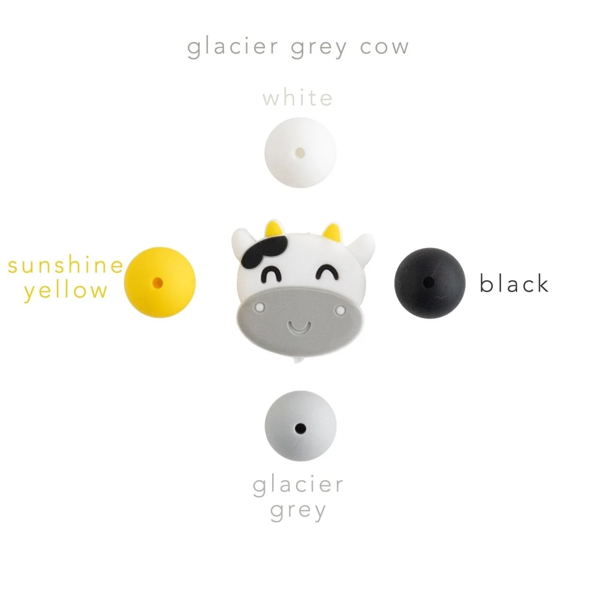 Cow Silicone Focal Beads - Image 5