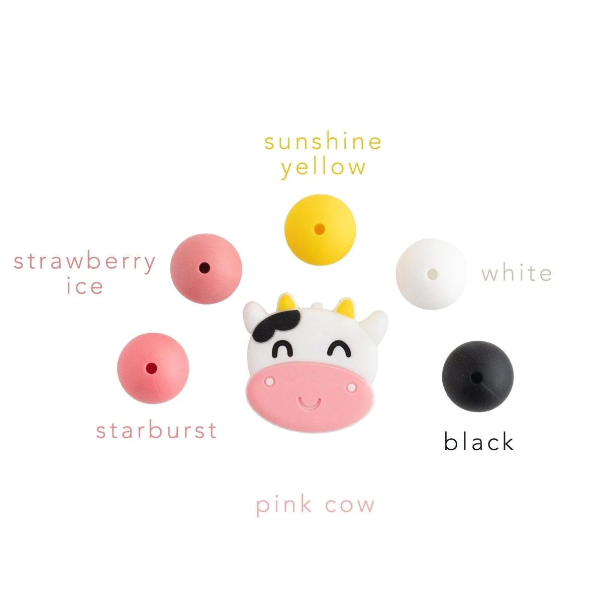Cow Silicone Focal Beads - Image 6