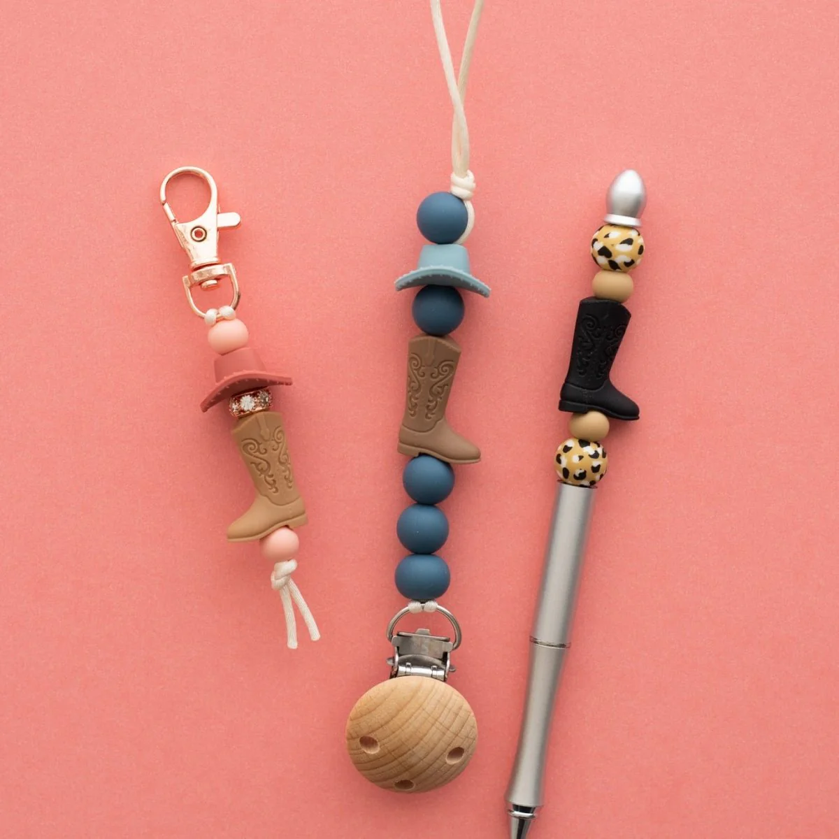 Cowboy Boot Silicone Focal Beads - Image 5