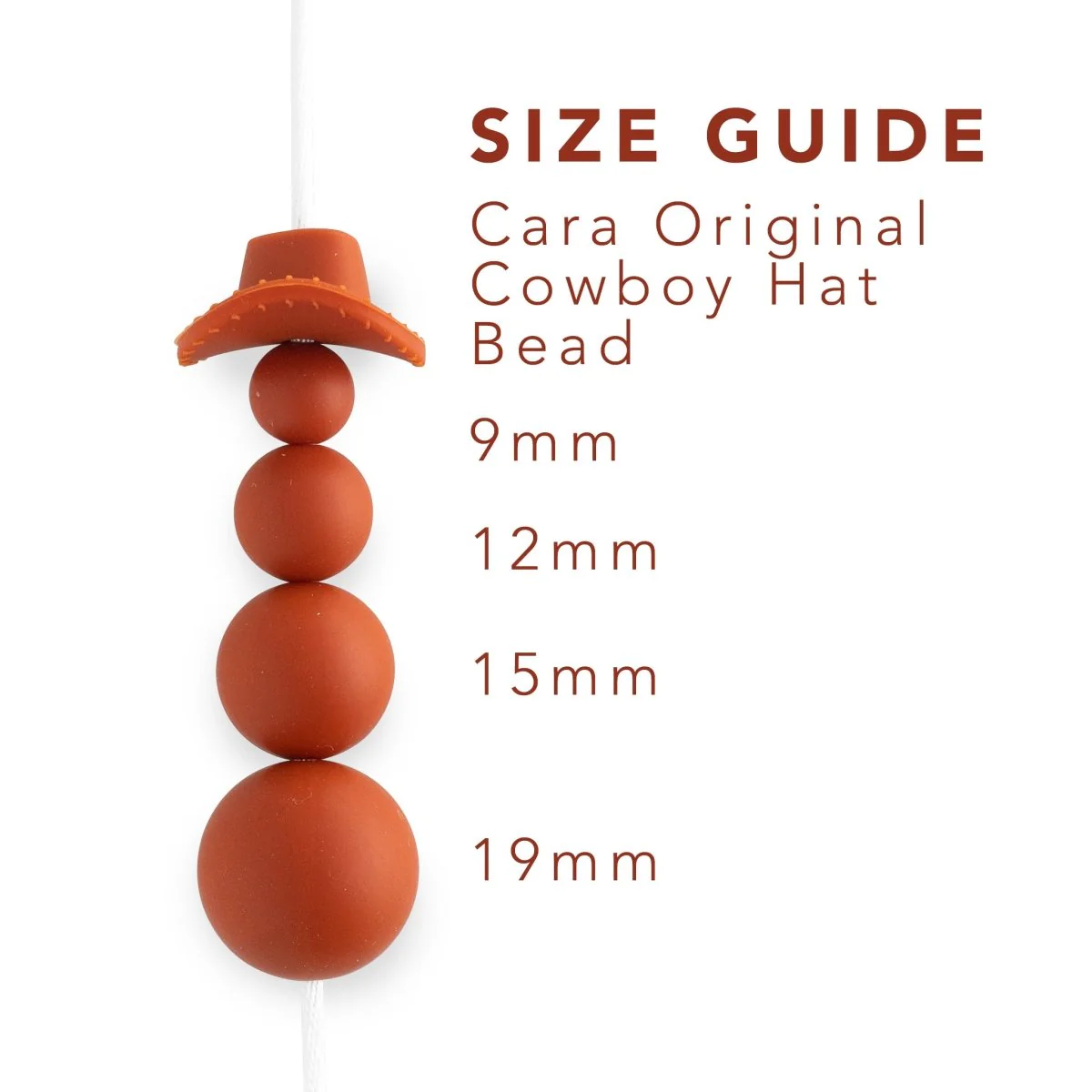 Cowboy Hat Silicone Focal Beads - Image 8