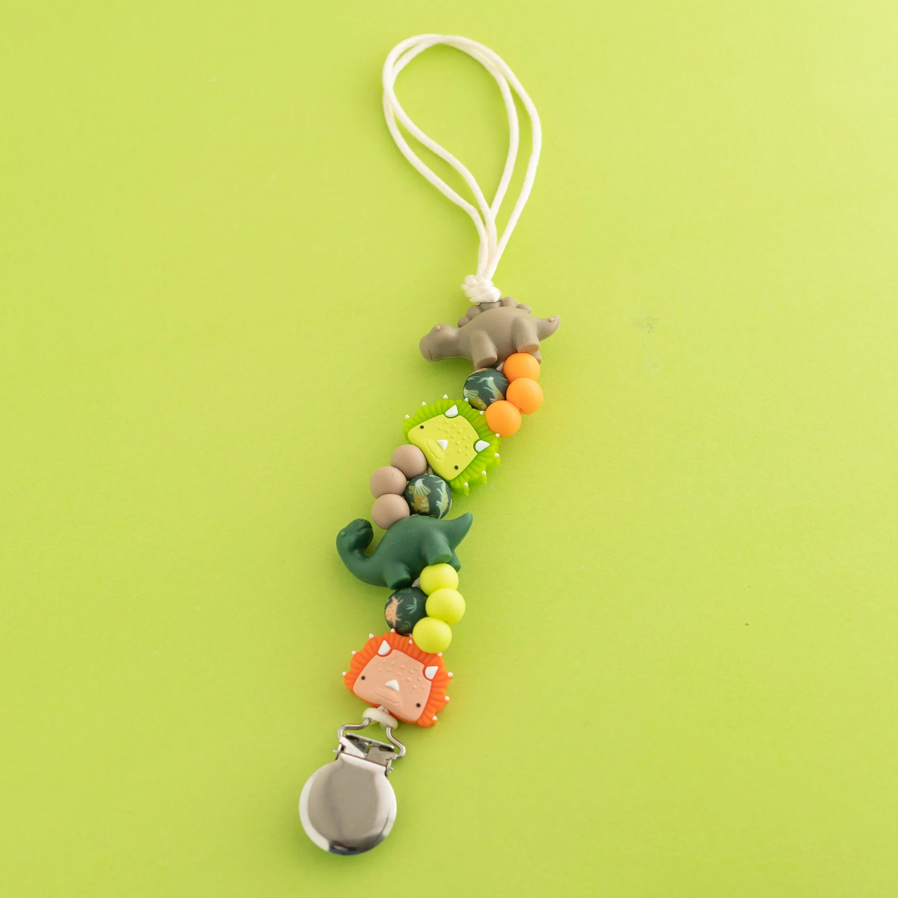 CuddleSaurus Pacifier Clip
