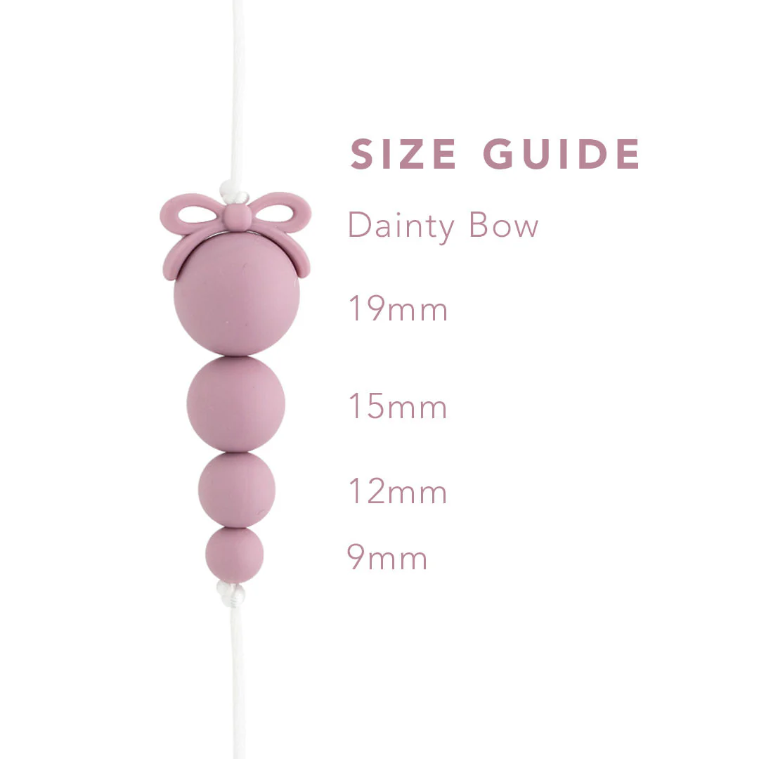 Dainty Bow Silicone Focal Beads - Image 9
