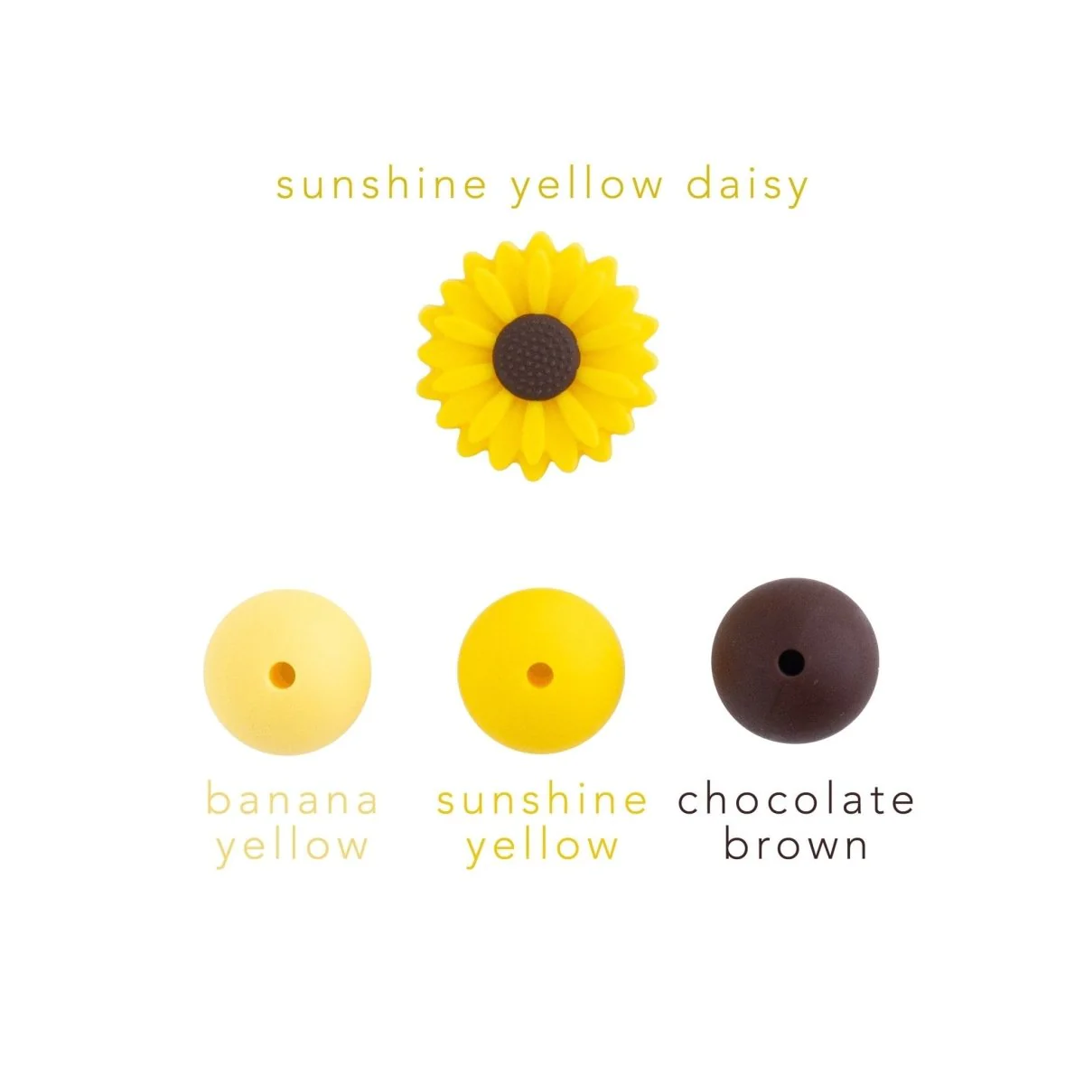Daisy Silicone Focal Beads - Image 39