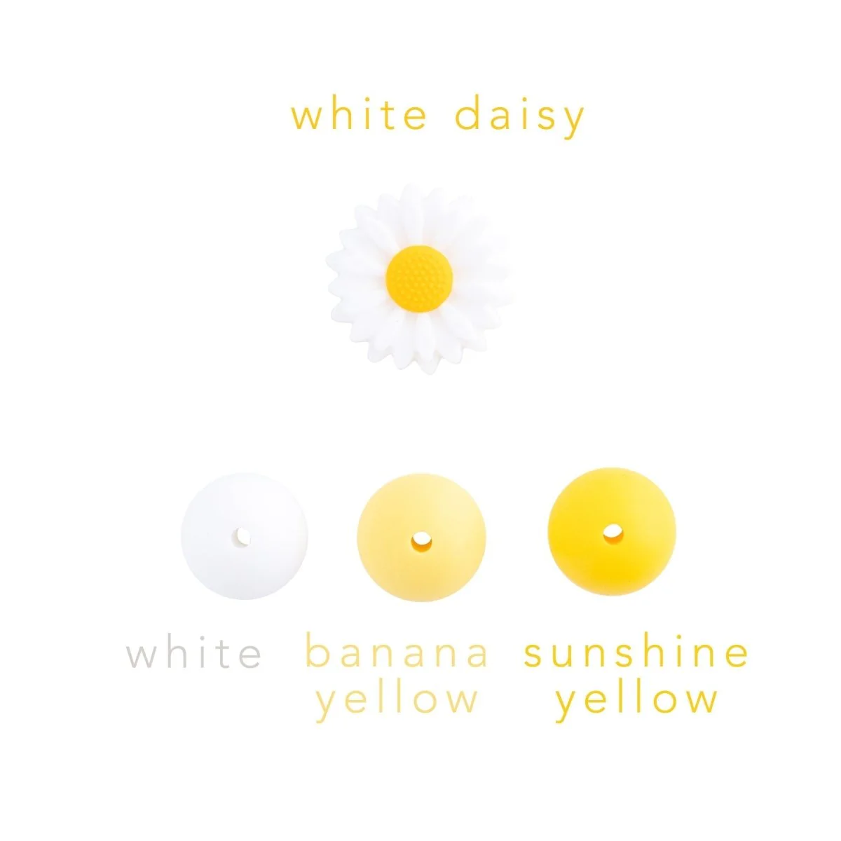 Daisy Silicone Focal Beads - Image 42