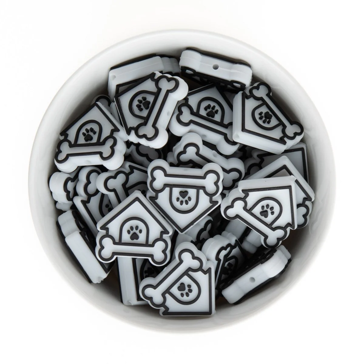 Dog House Silicone Focal Beads